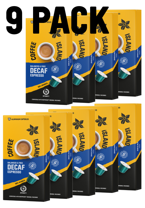 Bundle Κάψουλες Αλουμινίου Espresso Decaf (10 τεμ x 9)