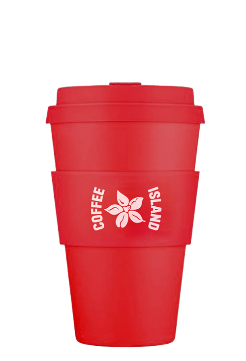Κούπα Επαναχρησιμοποιήσιμη Κόκκινη 16oz