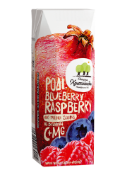 Χυμός Οικογένεια Χριστοδούλου Ρόδι-Blueberry-Raspberry Χωρίς Προσθήκη Ζάχαρης 250ml